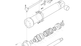Крышка, ROD 53B737-0 Komatsu