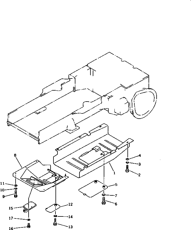 Крышка 103-54-25320 Komatsu