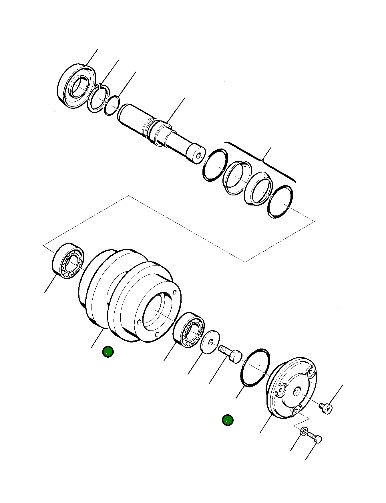 Подшипник 22E-30-11670 Komatsu