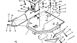 Крышка 419-54-12890  Komatsu