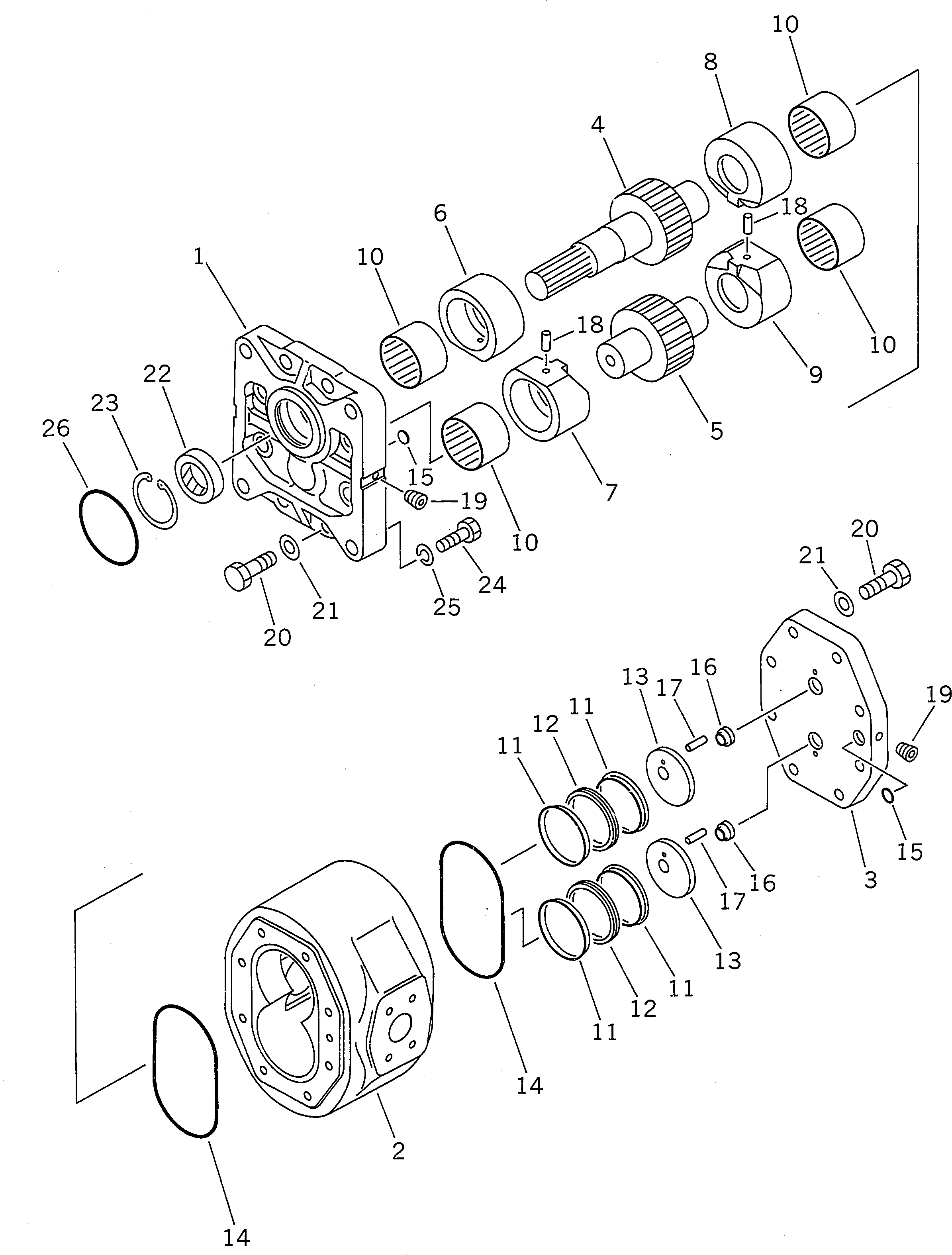Крышка 07442-66030 Komatsu