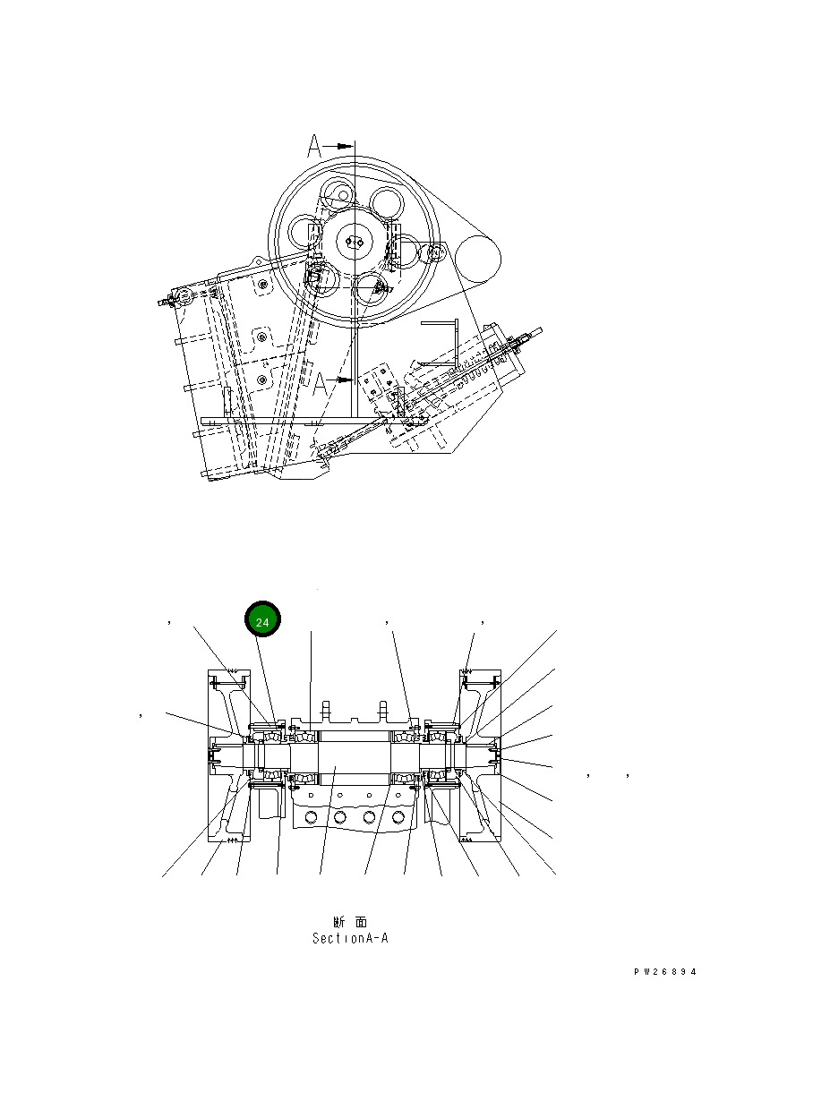 Подшипник 06330-22340  Komatsu