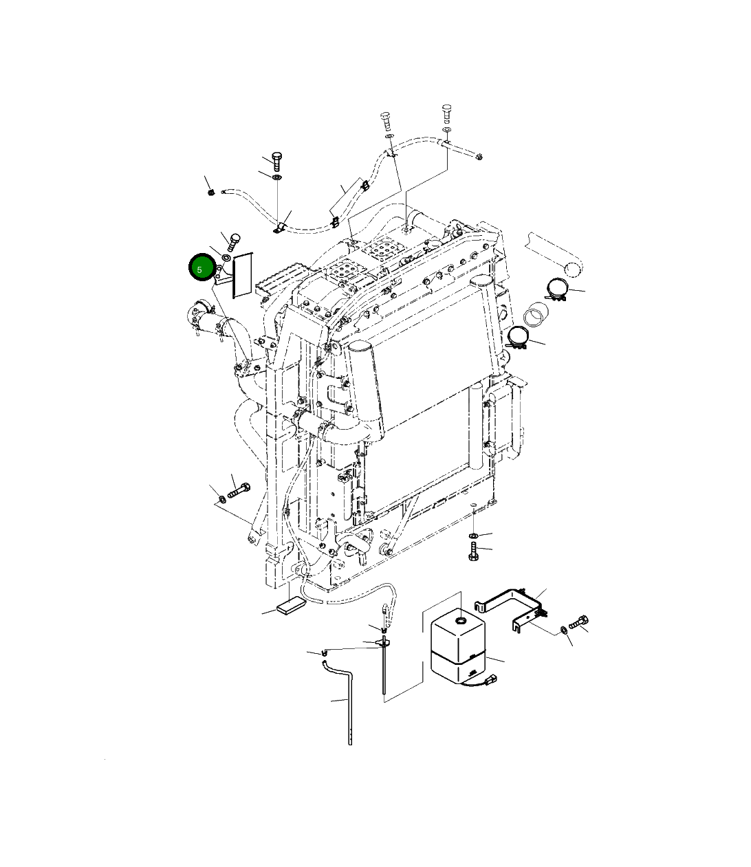 Крышка 2A5-03-11811 Komatsu