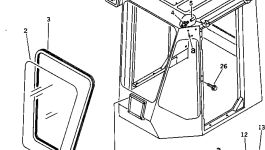 Крышка 419-56-11171  Komatsu