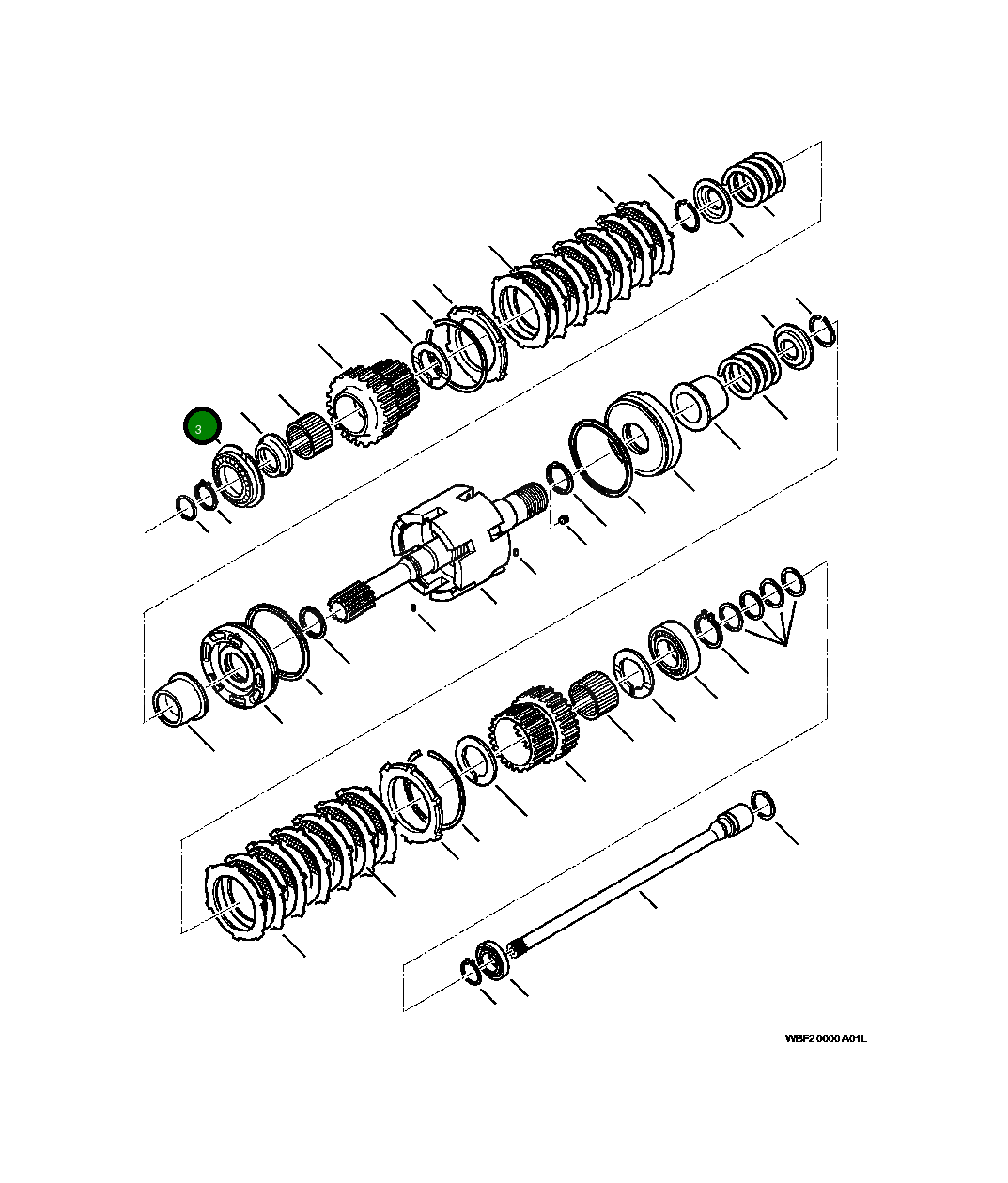 Подшипник CA0026160 Komatsu