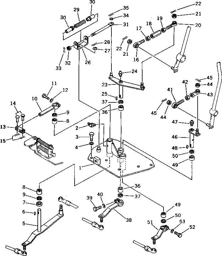 Рычаг 196-76-42140 Komatsu