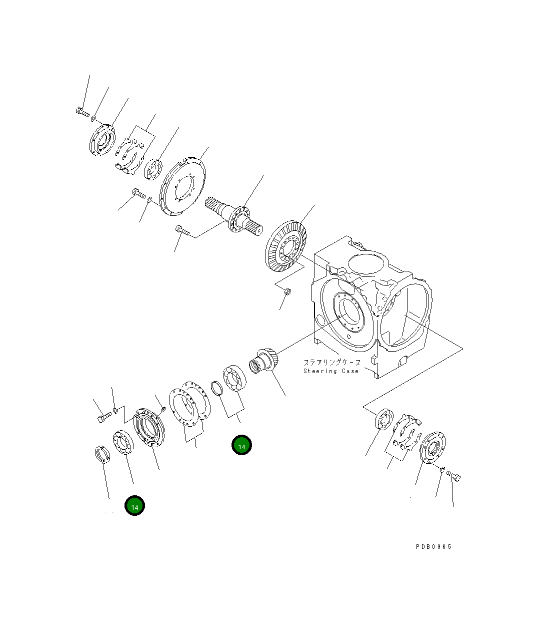 Подшипник 17A-09-11171 Komatsu