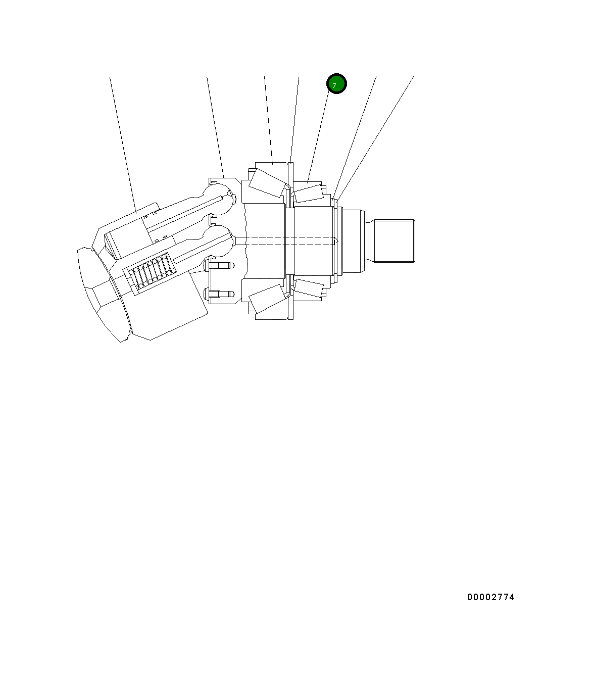 Подшипник 42R-17-H0S69 Komatsu
