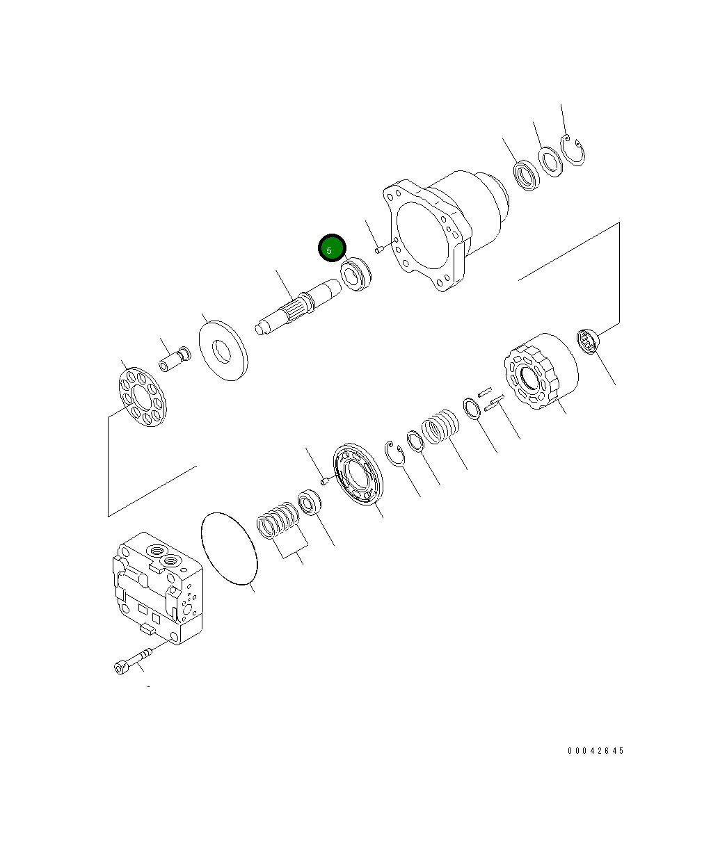 Подшипник 708-7W-12120 Komatsu