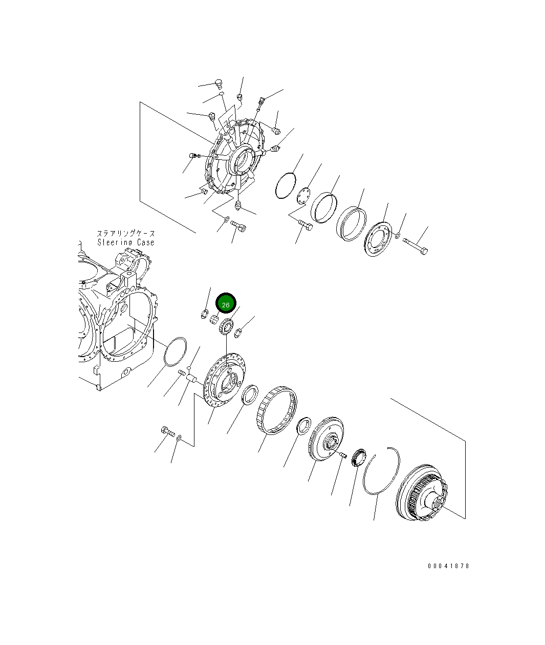 Подшипник 17M-15-39420 Komatsu