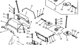 Кронштейн 131-54-61251 Komatsu