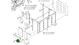 Крышка 21T-54-64990  Komatsu