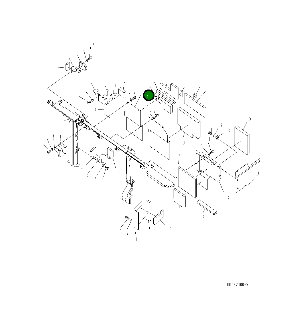 Крышка 21M-54-21972  Komatsu