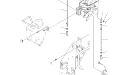 Рычаг 104-43-48340 Komatsu