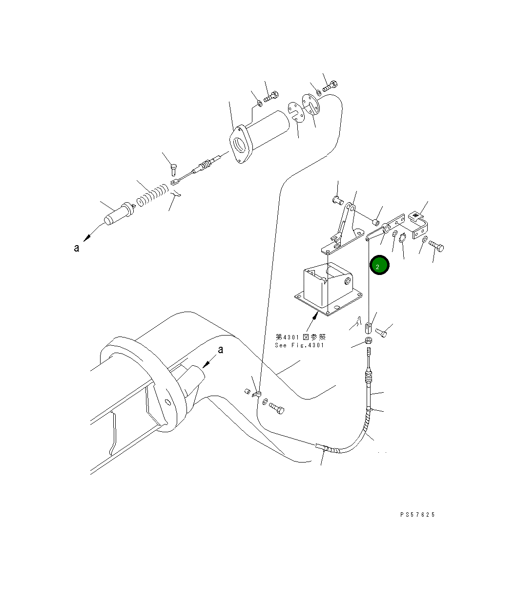 Рычаг 23D-43-19330 Komatsu