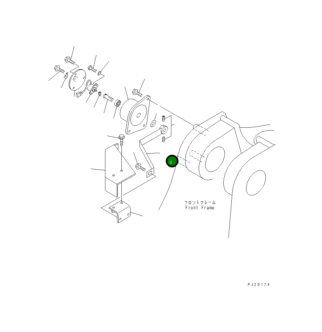 Рычаг 425-S31-2130 Komatsu