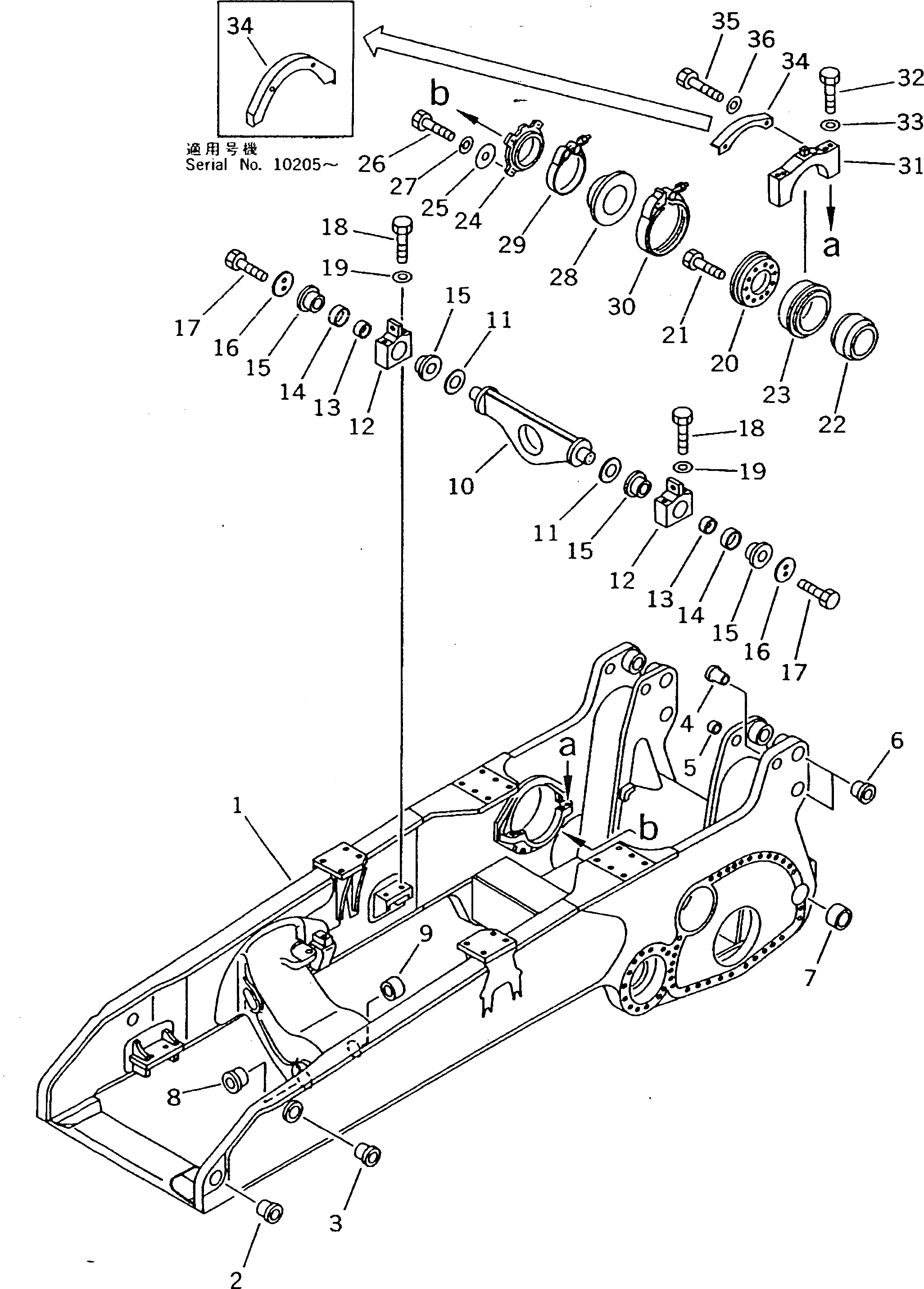 Крышка 198-21-32260 Komatsu
