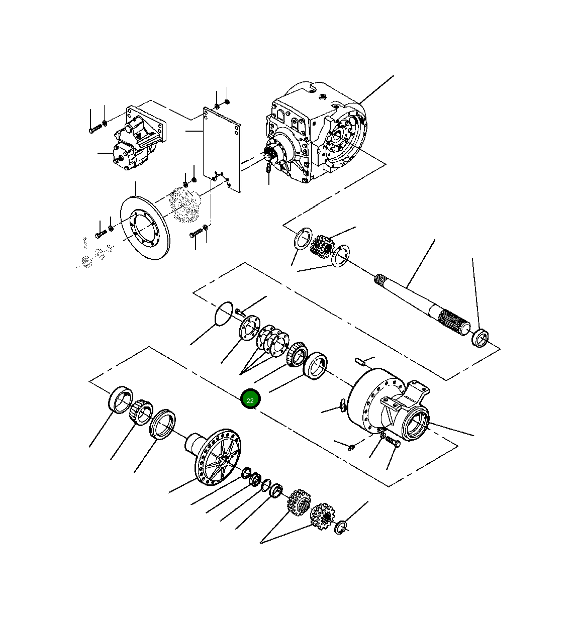 Подшипник 625 363 C91 Komatsu