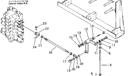 Рычаг 201-43-58141 Komatsu