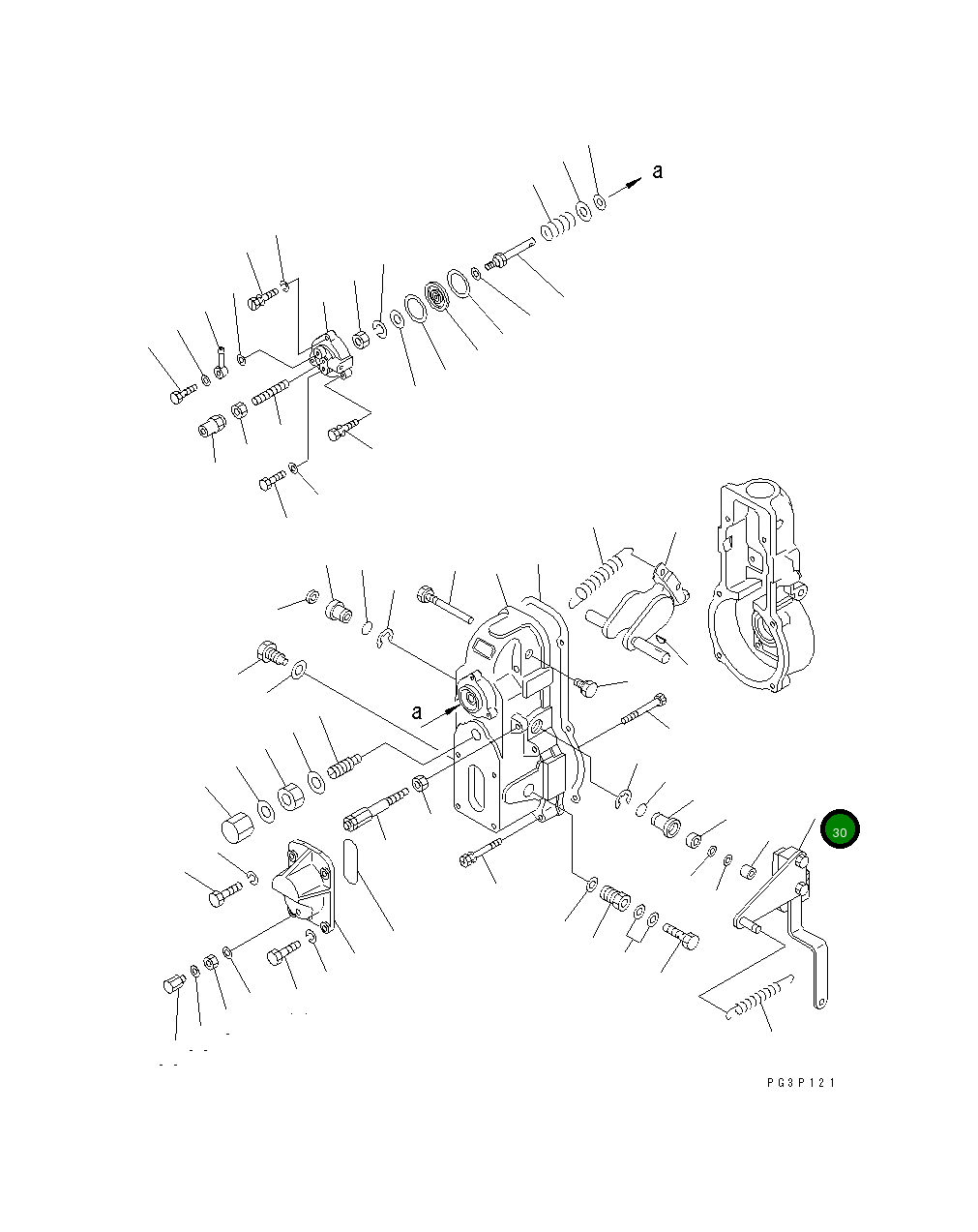 Рычаг DK154343-3320 Komatsu