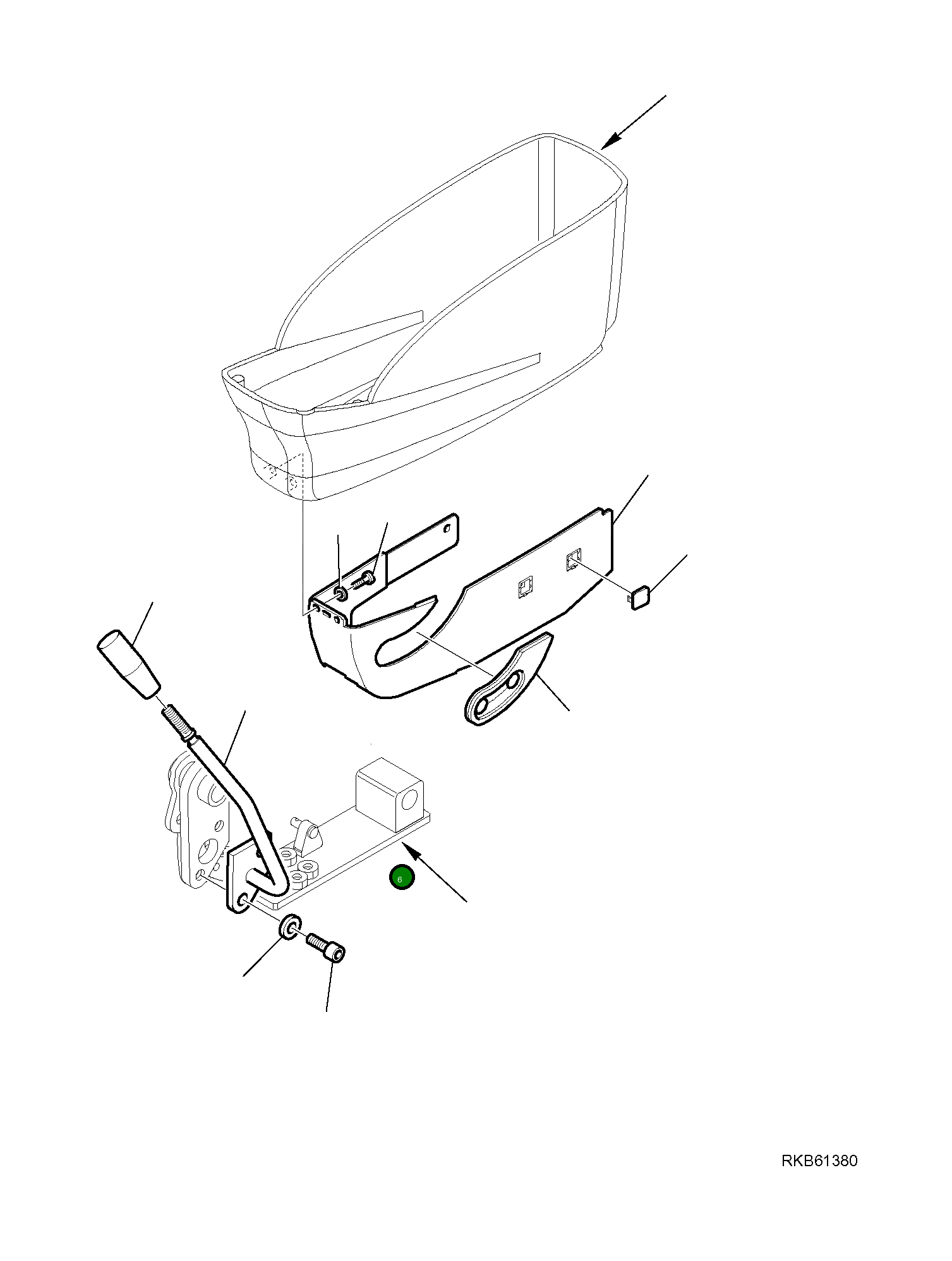 Рычаг 22U-43-R2611 Komatsu