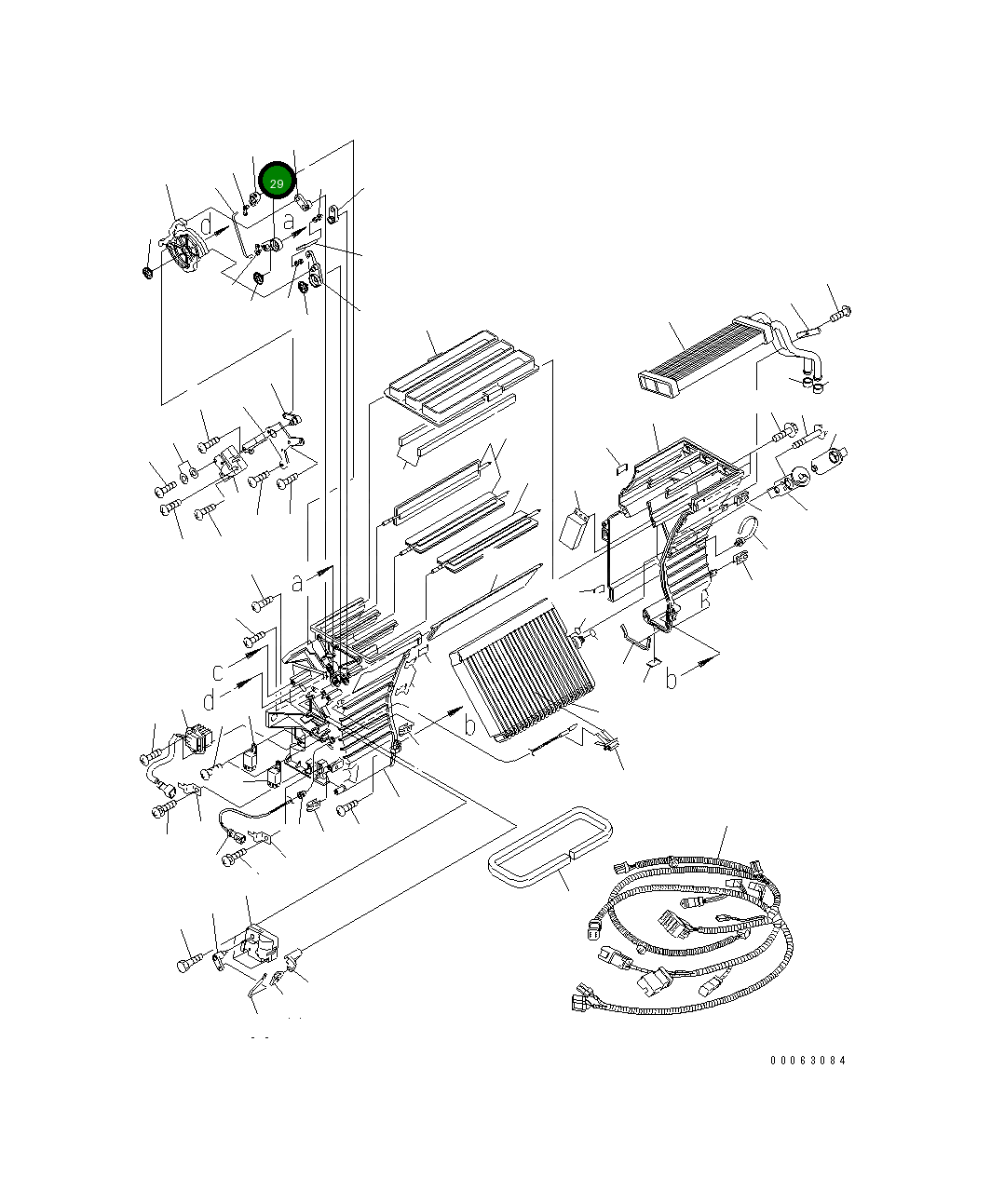 Рычаг AN51571-43870 Komatsu