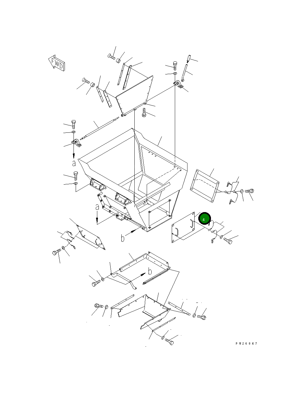 Крышка 8248-70-3251  Komatsu