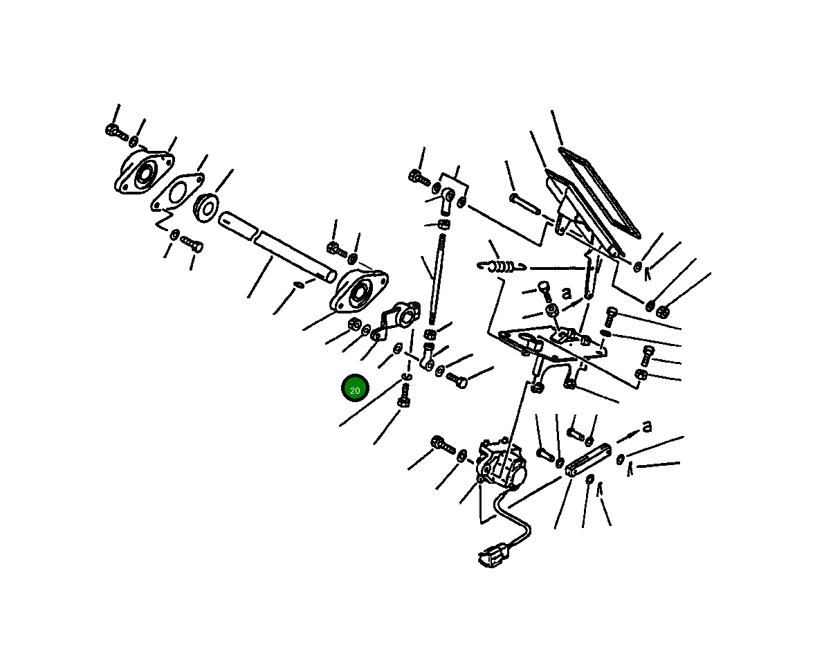 Рычаг 561-43-61430 Komatsu