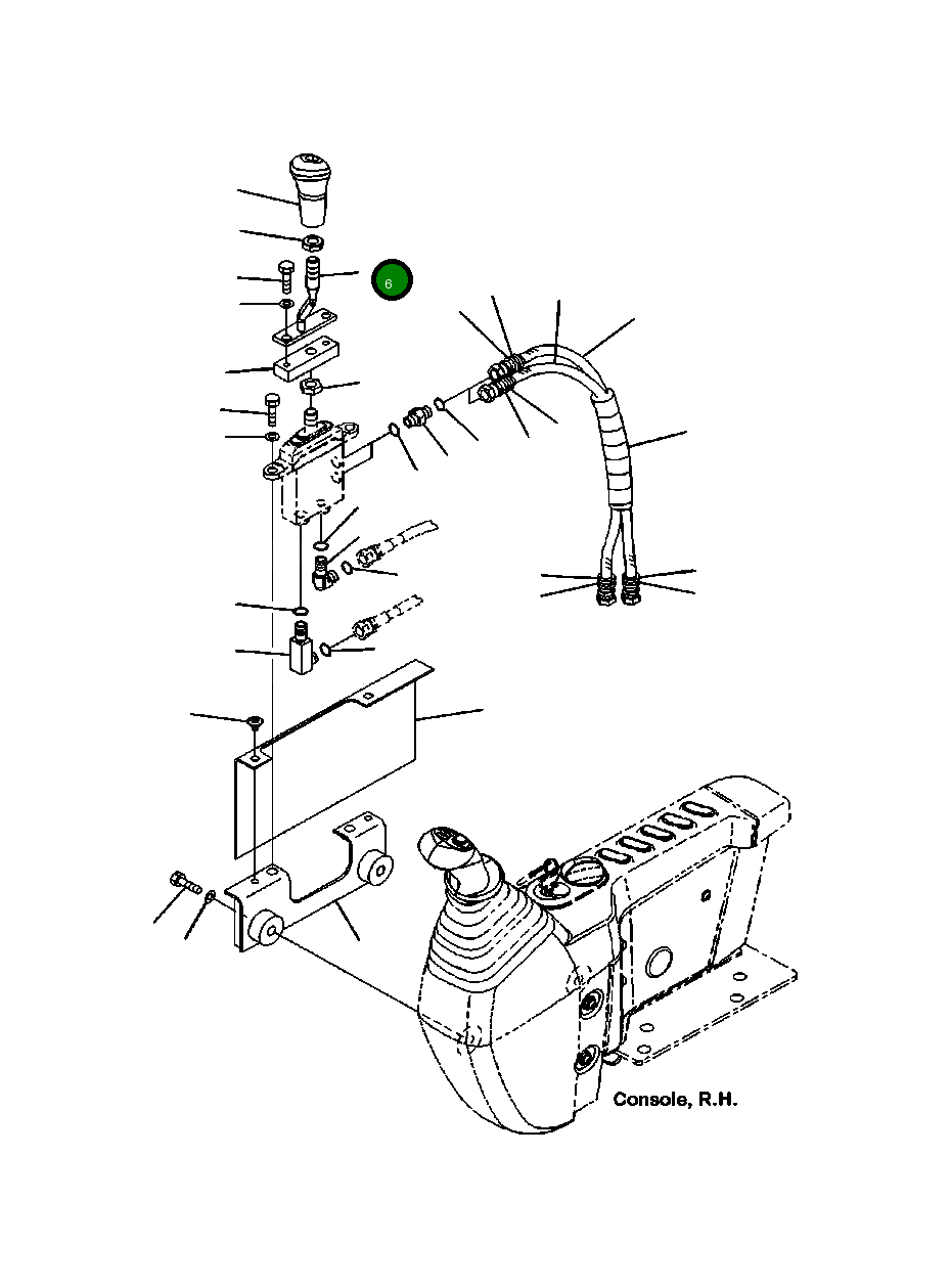 Рычаг 22P-43-13330 Komatsu