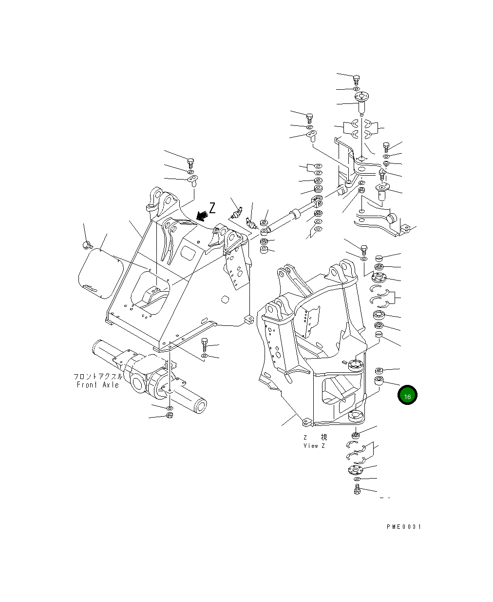 Подшипник 418-46-13320 Komatsu