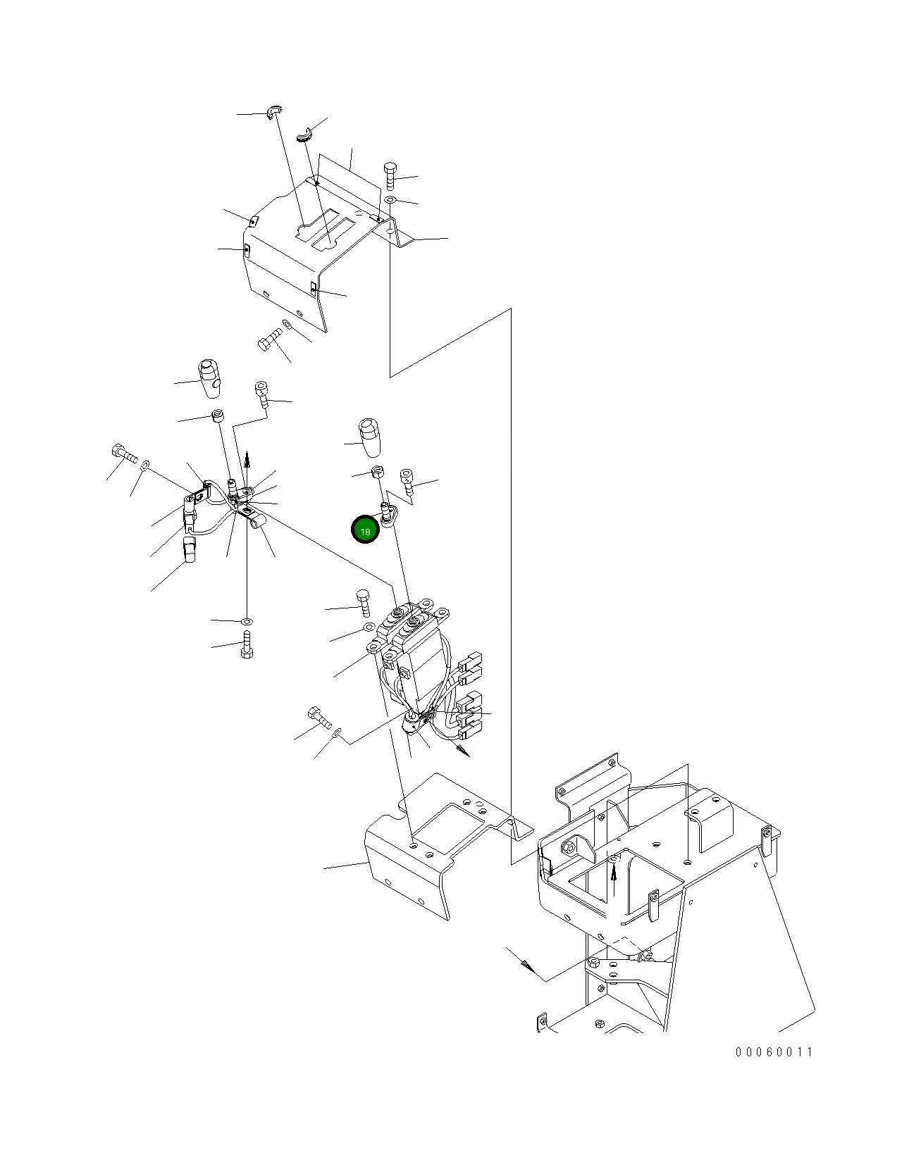 Рычаг 421-43-31432 Komatsu