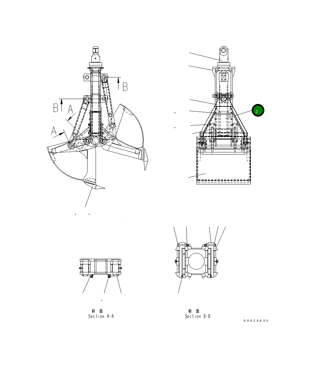 Крышка MZCS150-01121 Komatsu