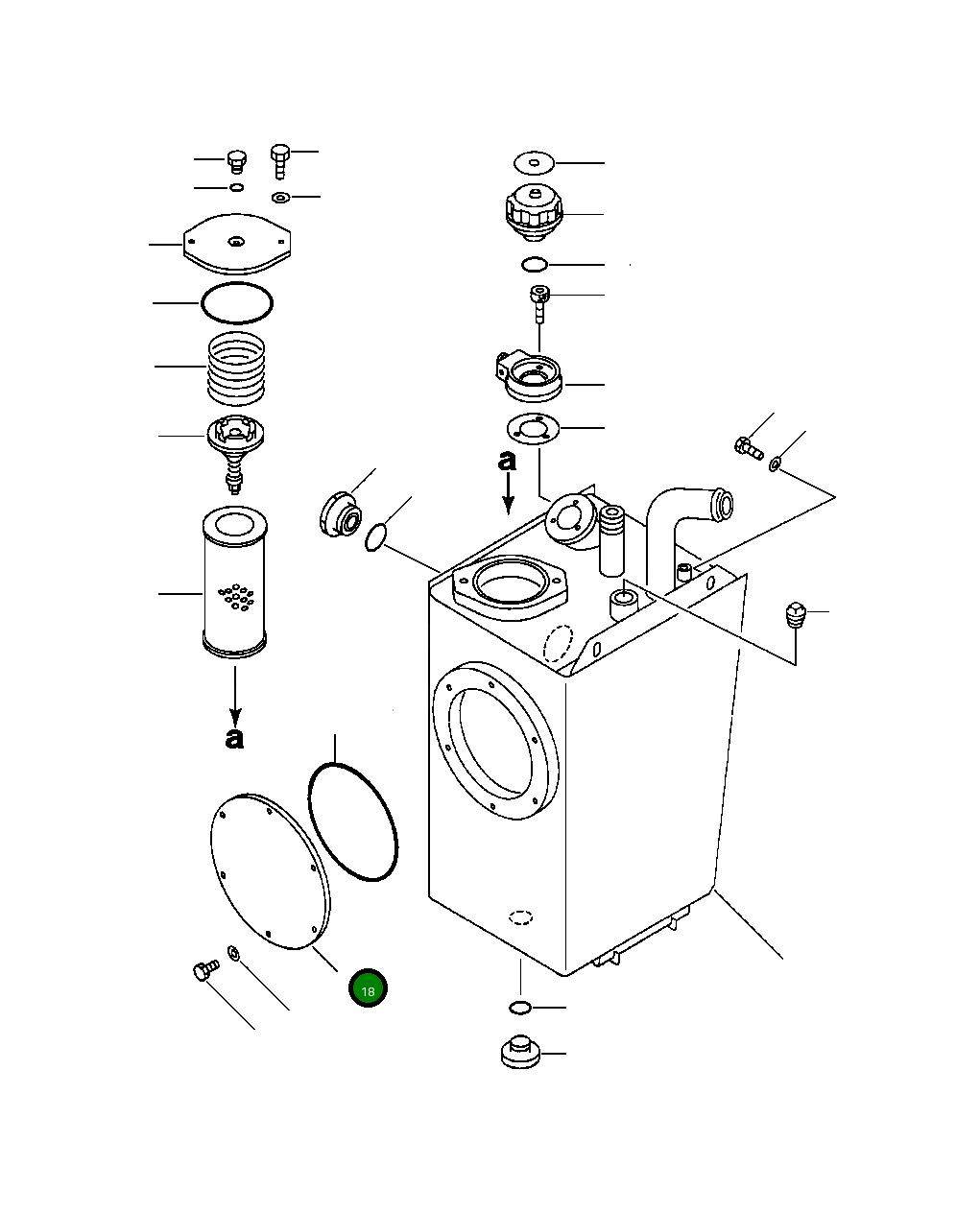 Крышка 421-60-11121  Komatsu