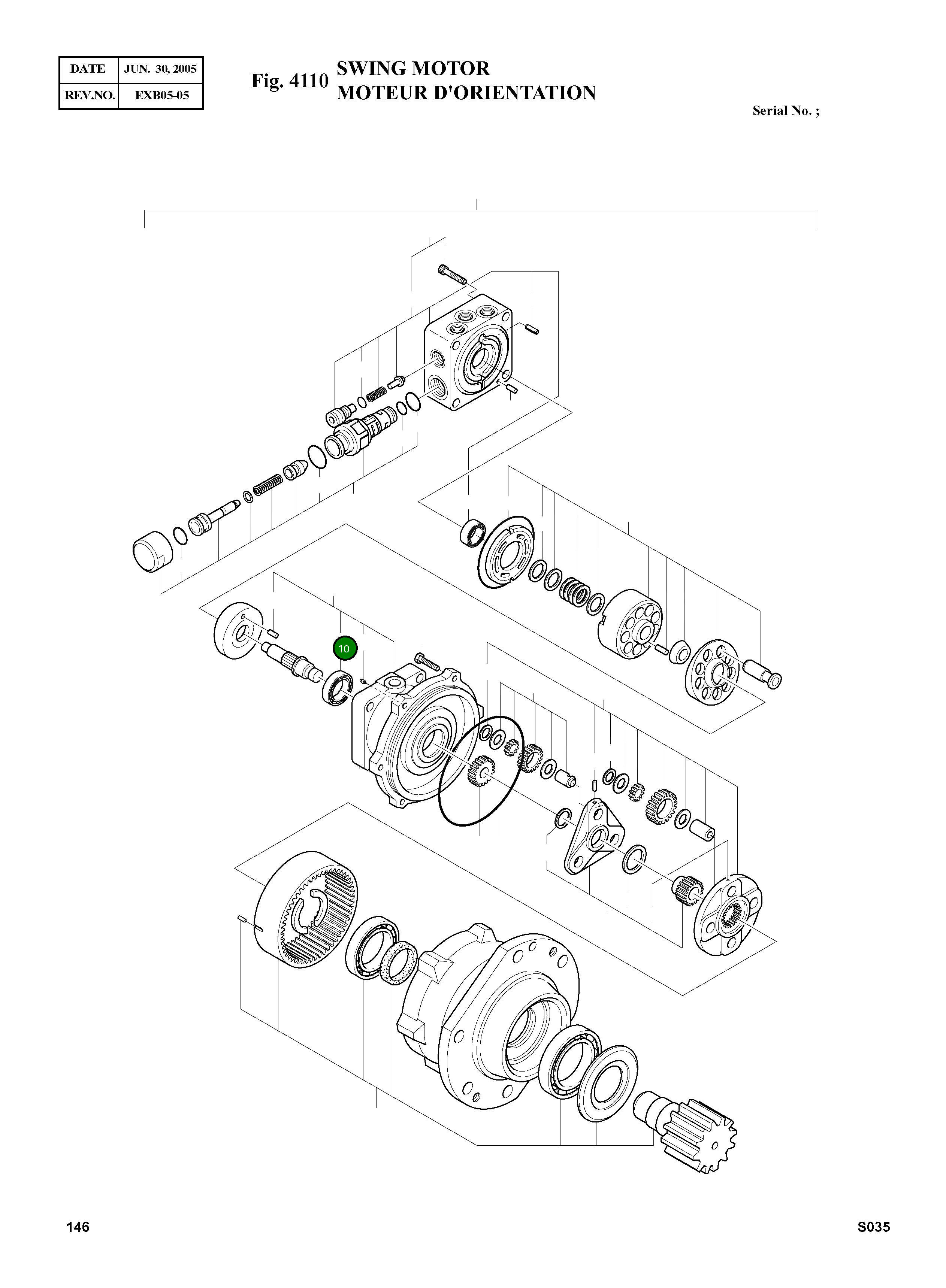 Подшипник #6204Z Komatsu