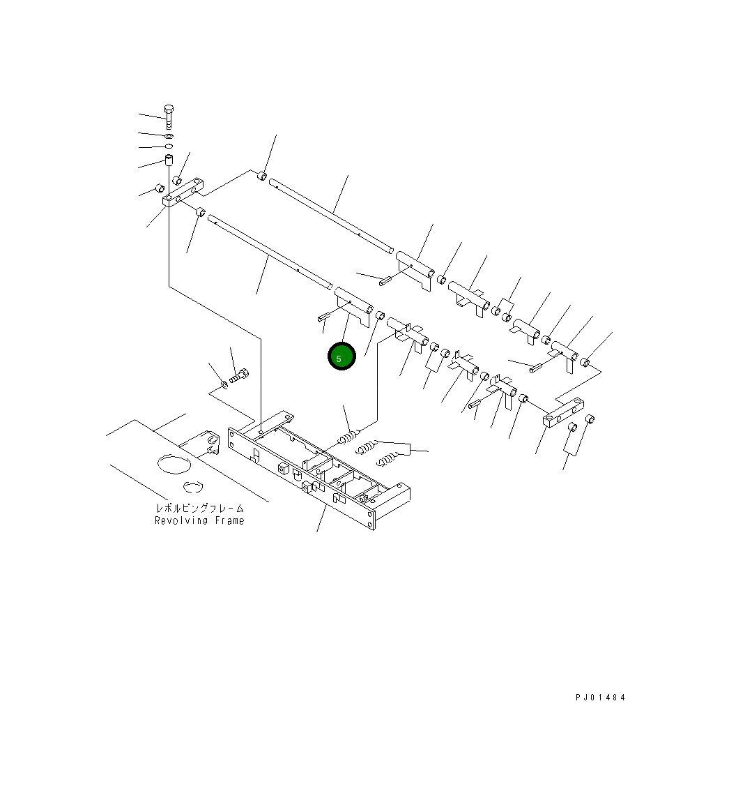 Рычаг 20X-43-21830 Komatsu
