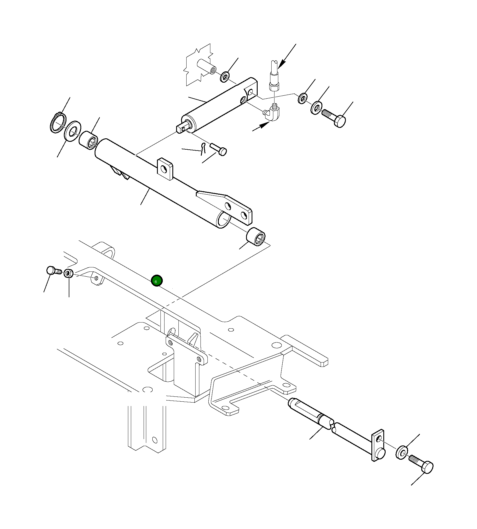 Рычаг 3F0572061 Komatsu