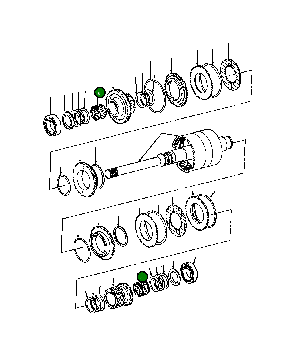 Подшипник 197 230 H1 Komatsu