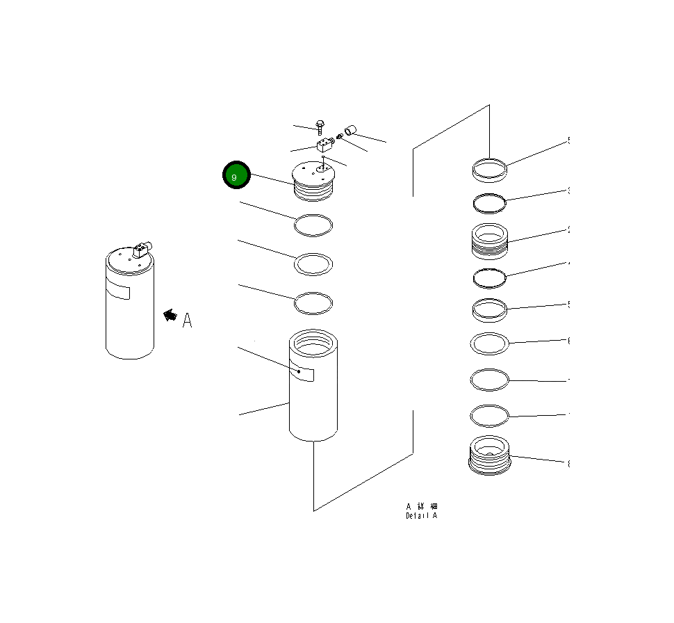 Крышка,TOP 721-29-20020  Komatsu