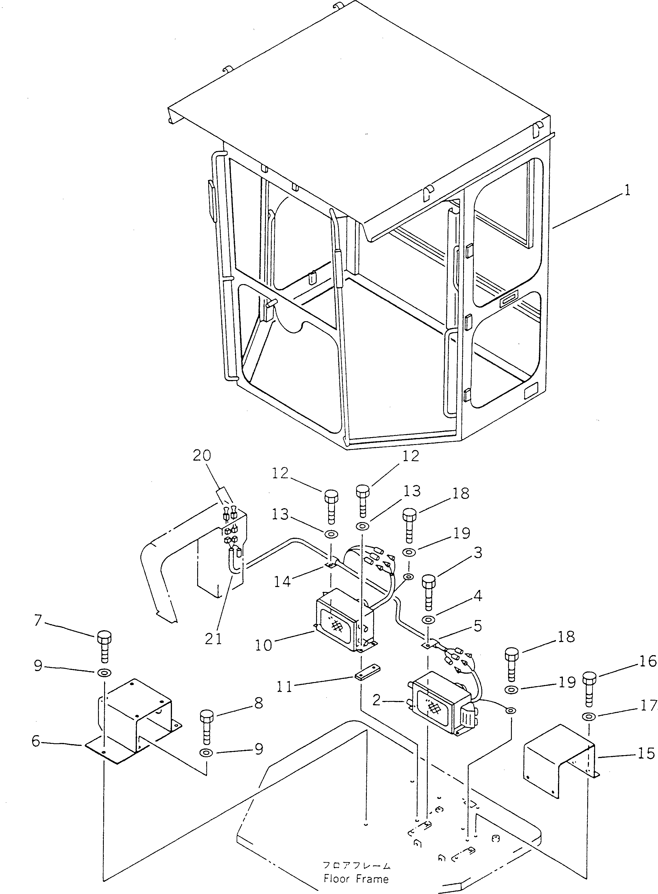 Крышка 234-807-9150 Komatsu