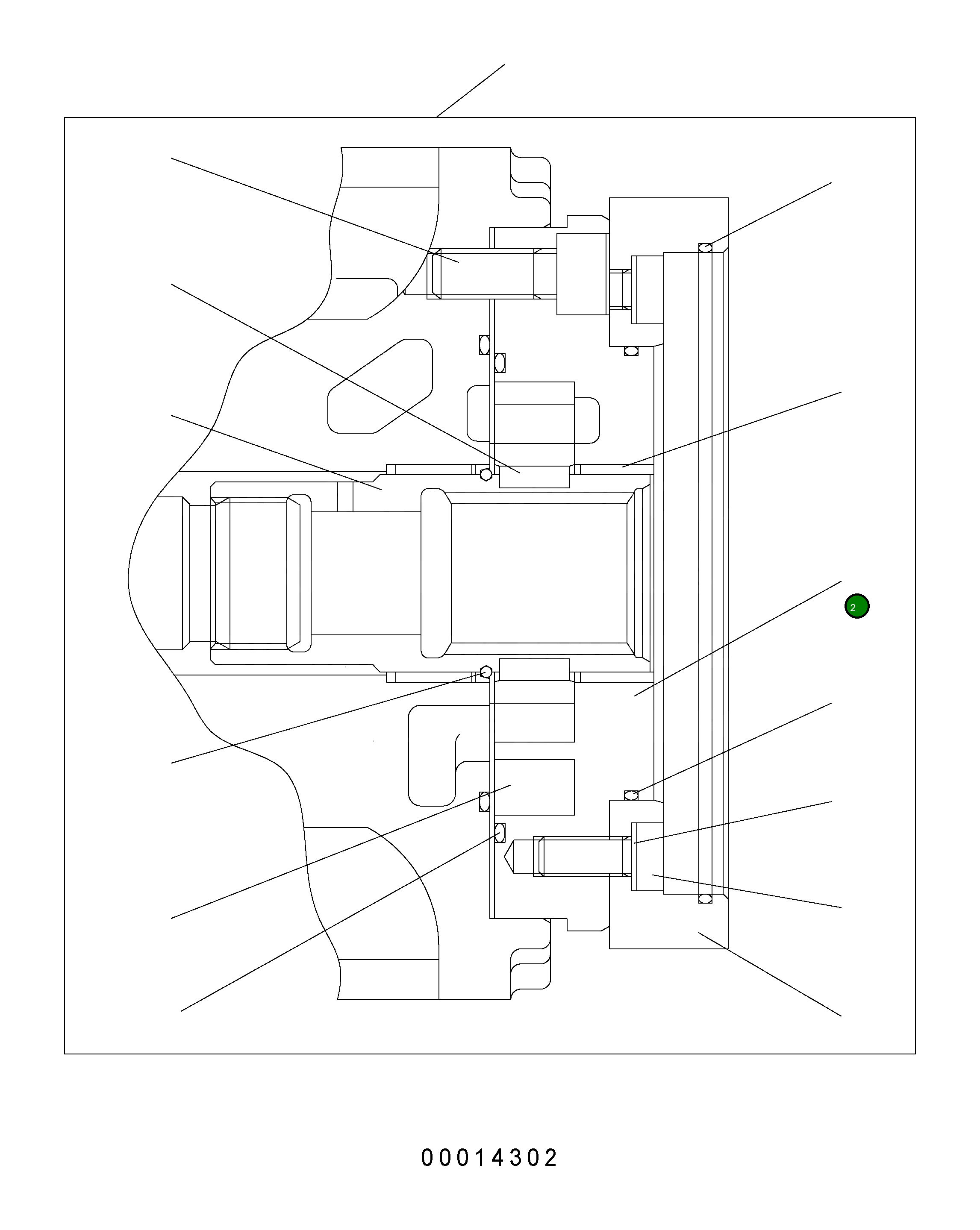 Крышка UC1020779462 Komatsu