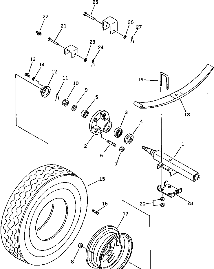 Подшипник M026204000000  Komatsu