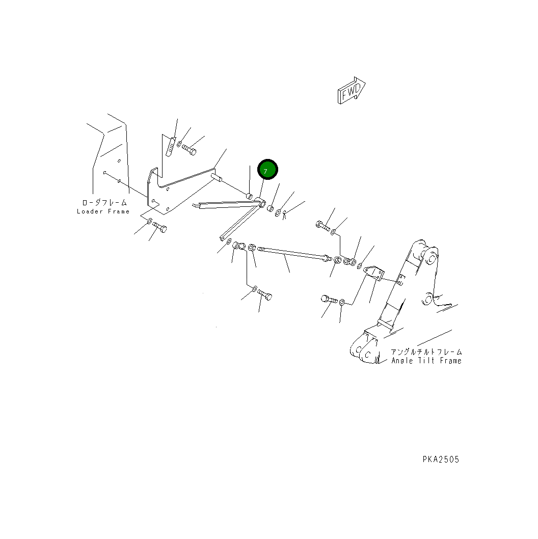 Рычаг 101-865-1630 Komatsu