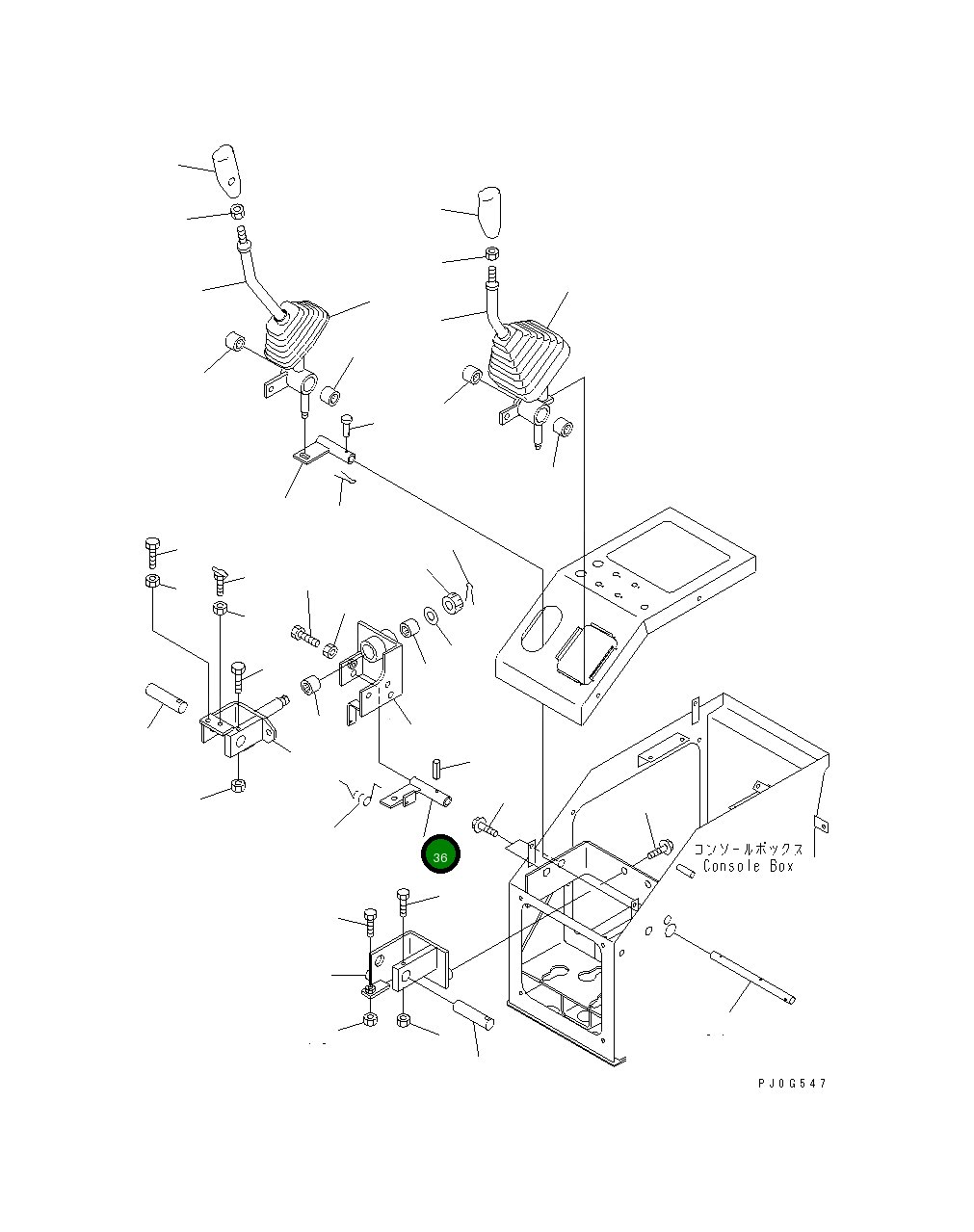 Рычаг 415-43-28160 Komatsu