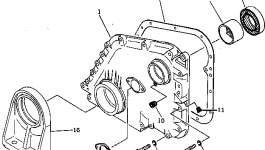 Крышка 6643-21-3100  Komatsu