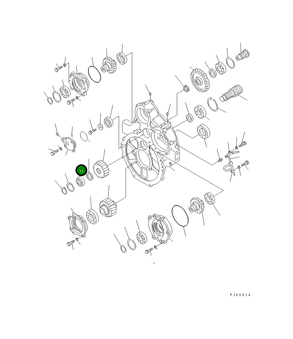 Подшипник 23A-15-18710 Komatsu