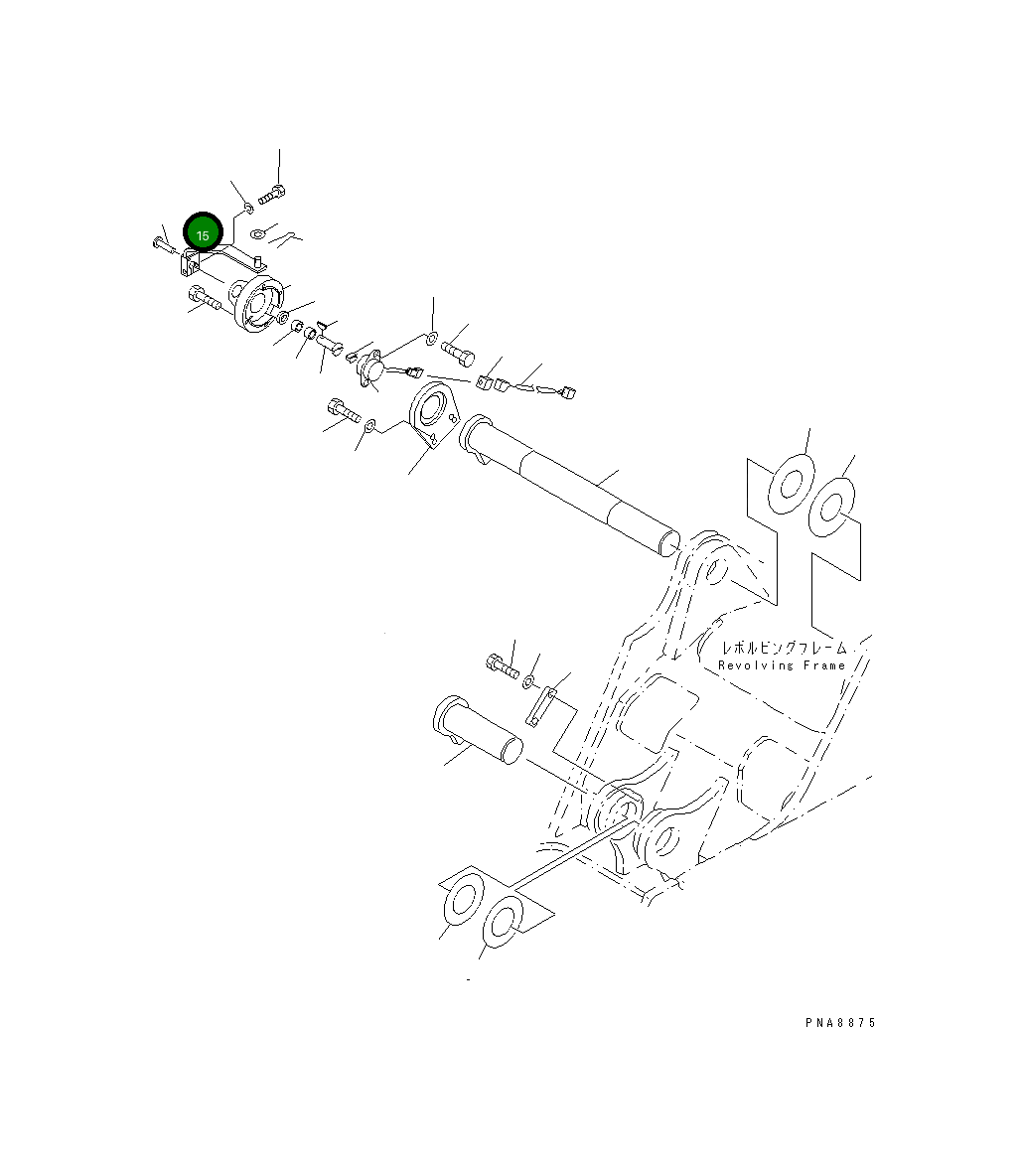 Рычаг 21W-70-21521 Komatsu
