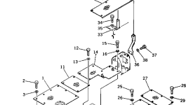 Пластина 198-54-13180 Komatsu