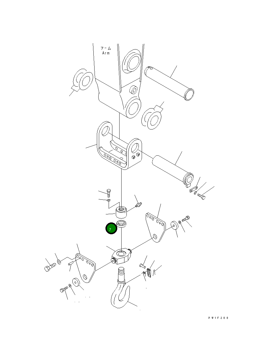 Подшипник 06000-51211 Komatsu