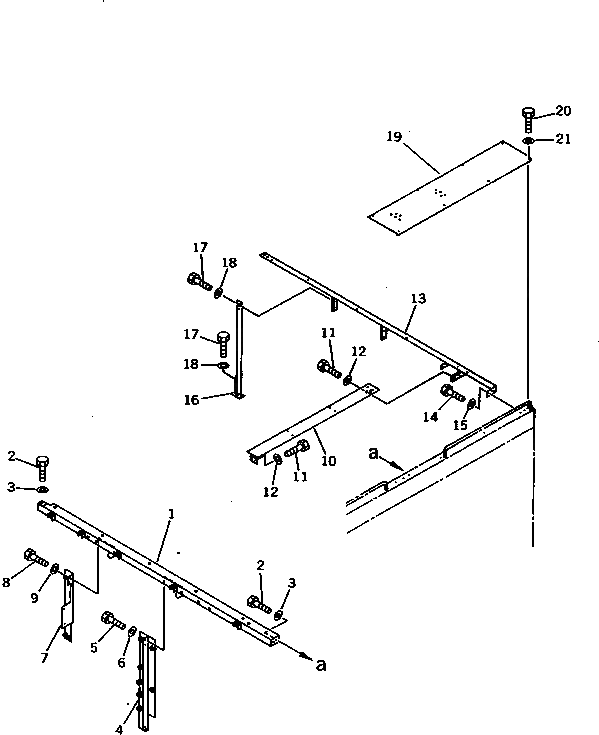 Крышка 21N-54-11430  Komatsu