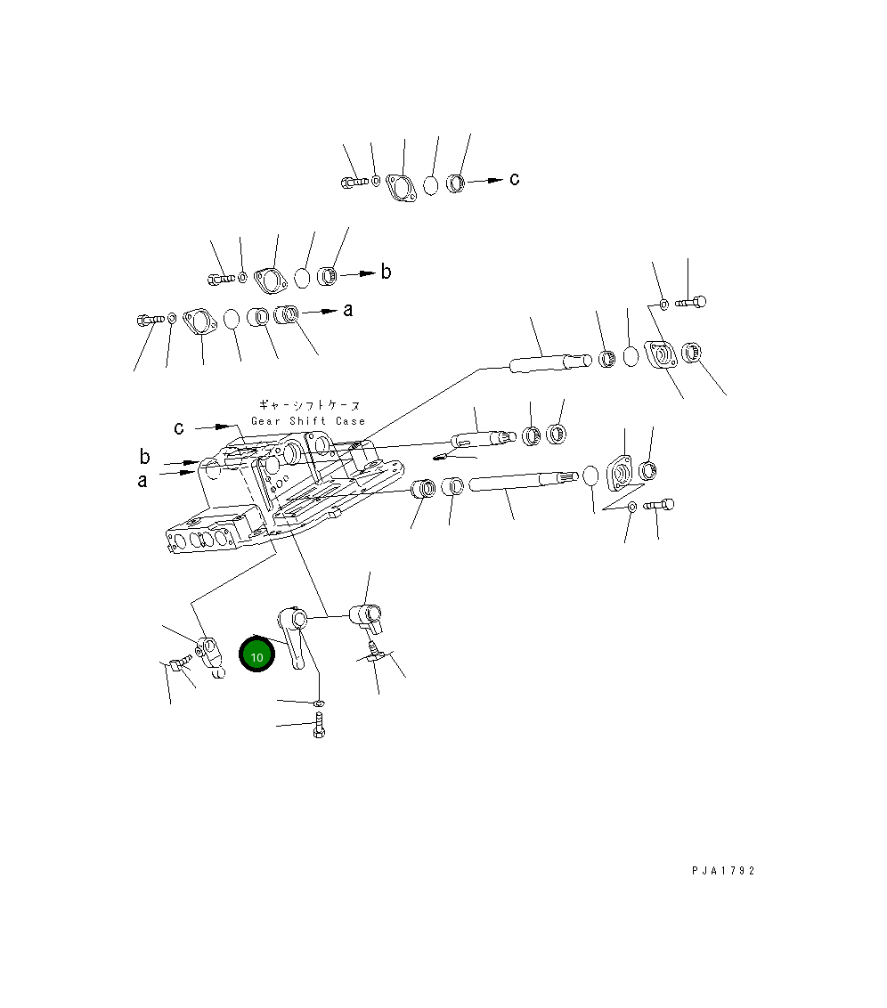 Рычаг 14X-14-12811 Komatsu